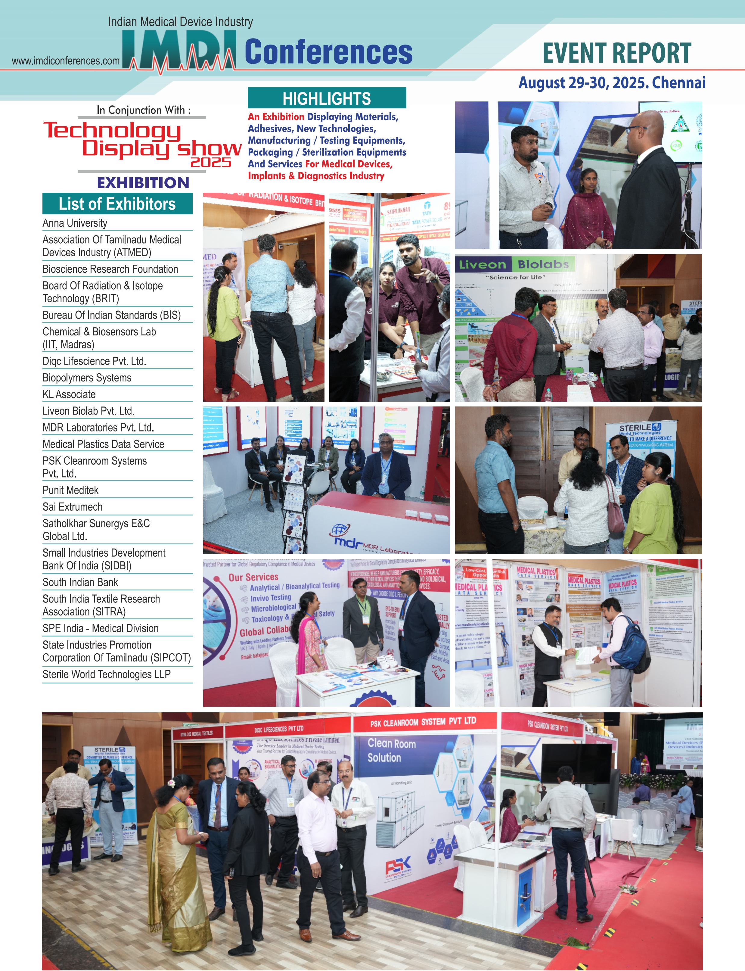 IMDI 2025 exhibition highlights and exhibitors